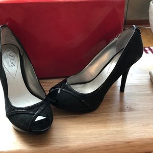 Guess stiletto heels size 6.5 worn once